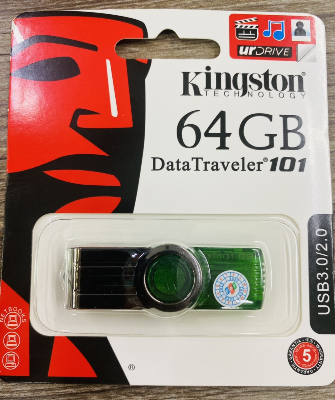 USB KINGSTON DT101 - 64GB