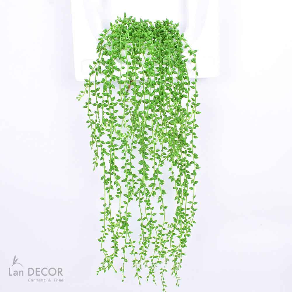 Cụm rủ hạt to xanh nhạt cụm rủ treo tường, ban công (65cm)- HC1139