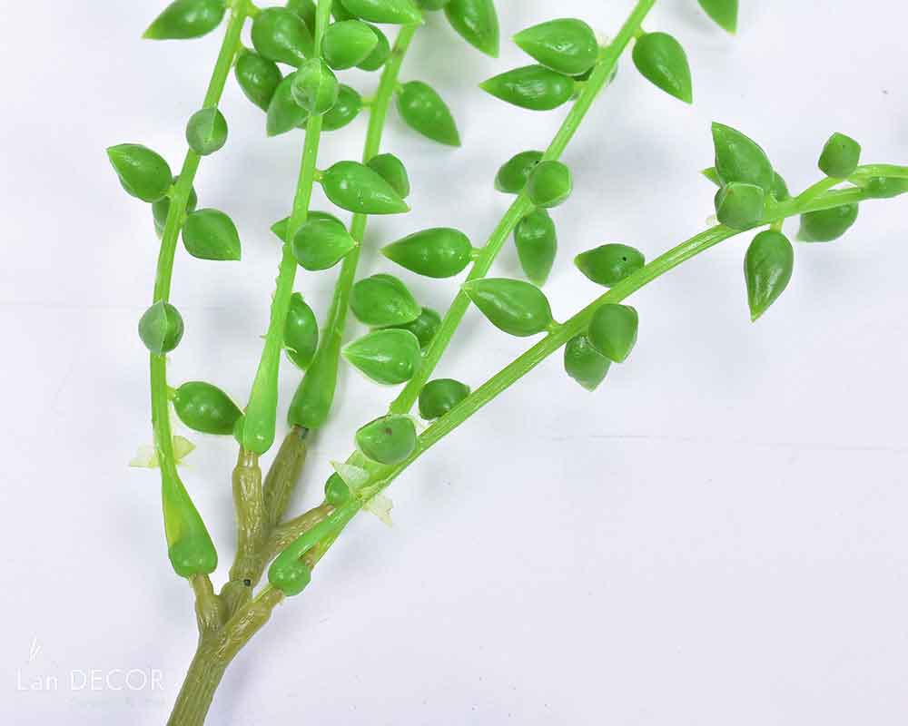Cụm rủ hạt to xanh nhạt cụm rủ treo tường, ban công (65cm)- HC1139