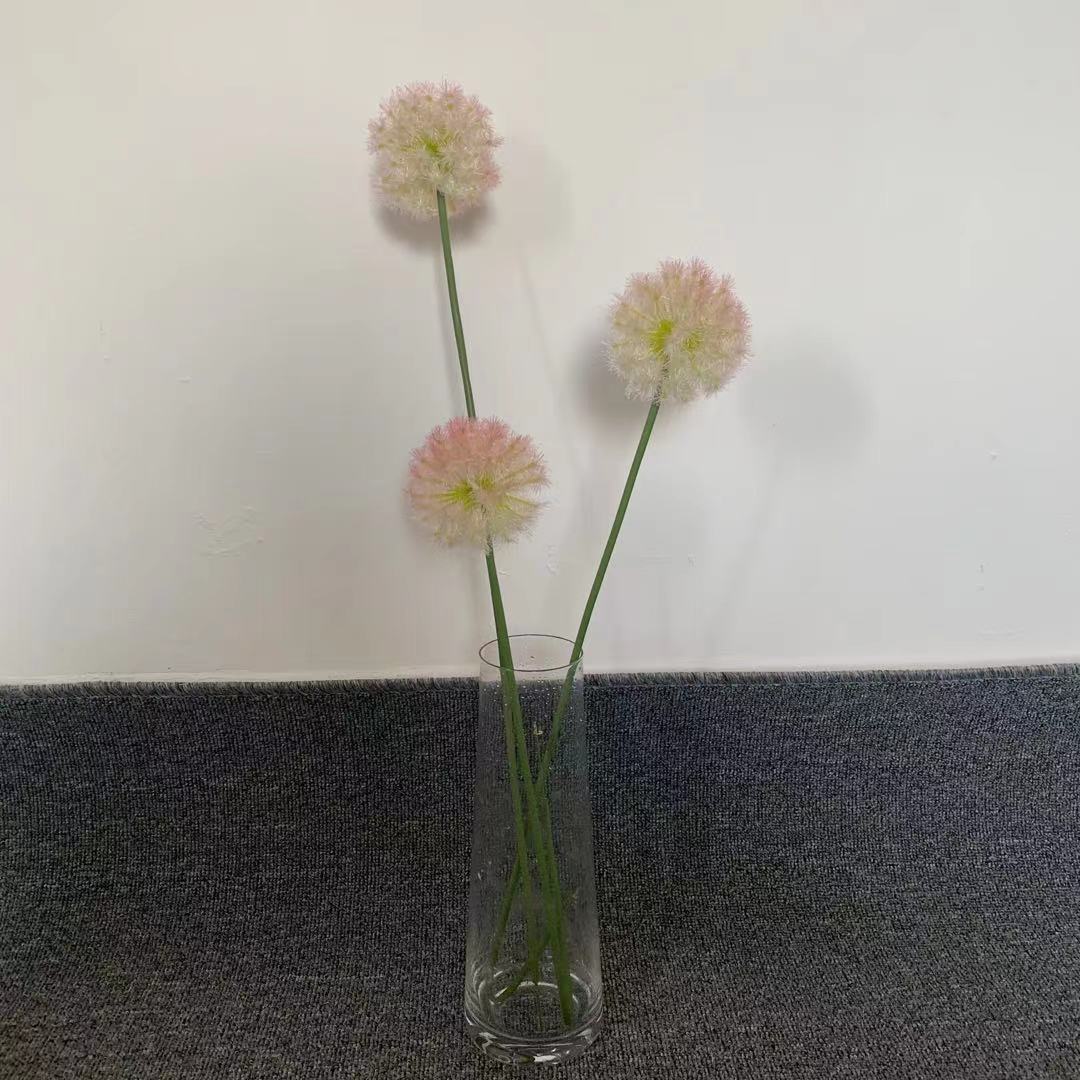 Cành Cỏ Giả- Cành Bồ Công Anh Cẩm Tú Cầu Trang Trí Tiểu Cảnh Rêu Giả (65cm)- HC1264