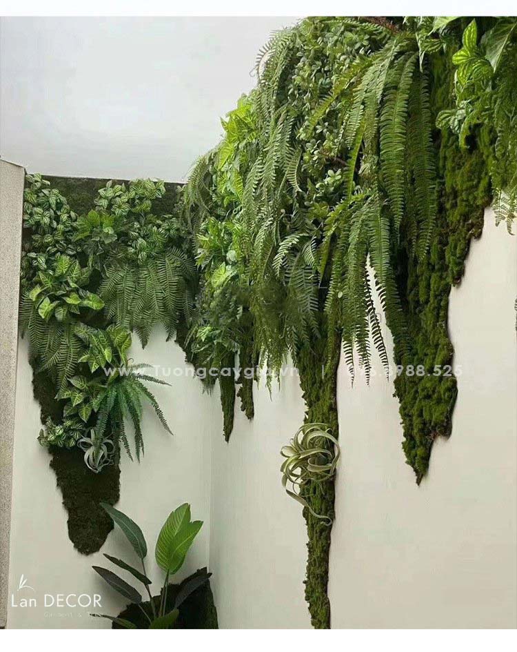 Cách Bảo Dưỡng và Làm Sạch Cây Giả Gắn Tường