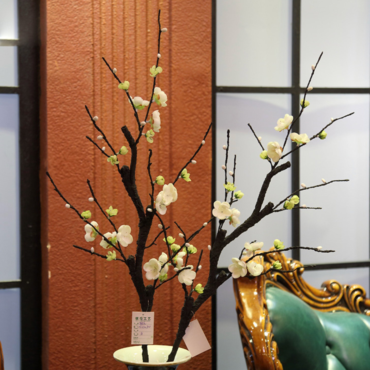 Bình hoa mai trắng - BH780-3