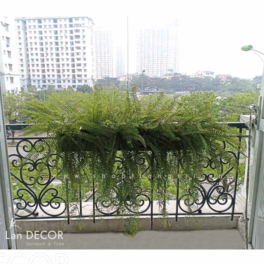 Giá cây dương xỉ treo ban công trang trí Lan Decor - BC067