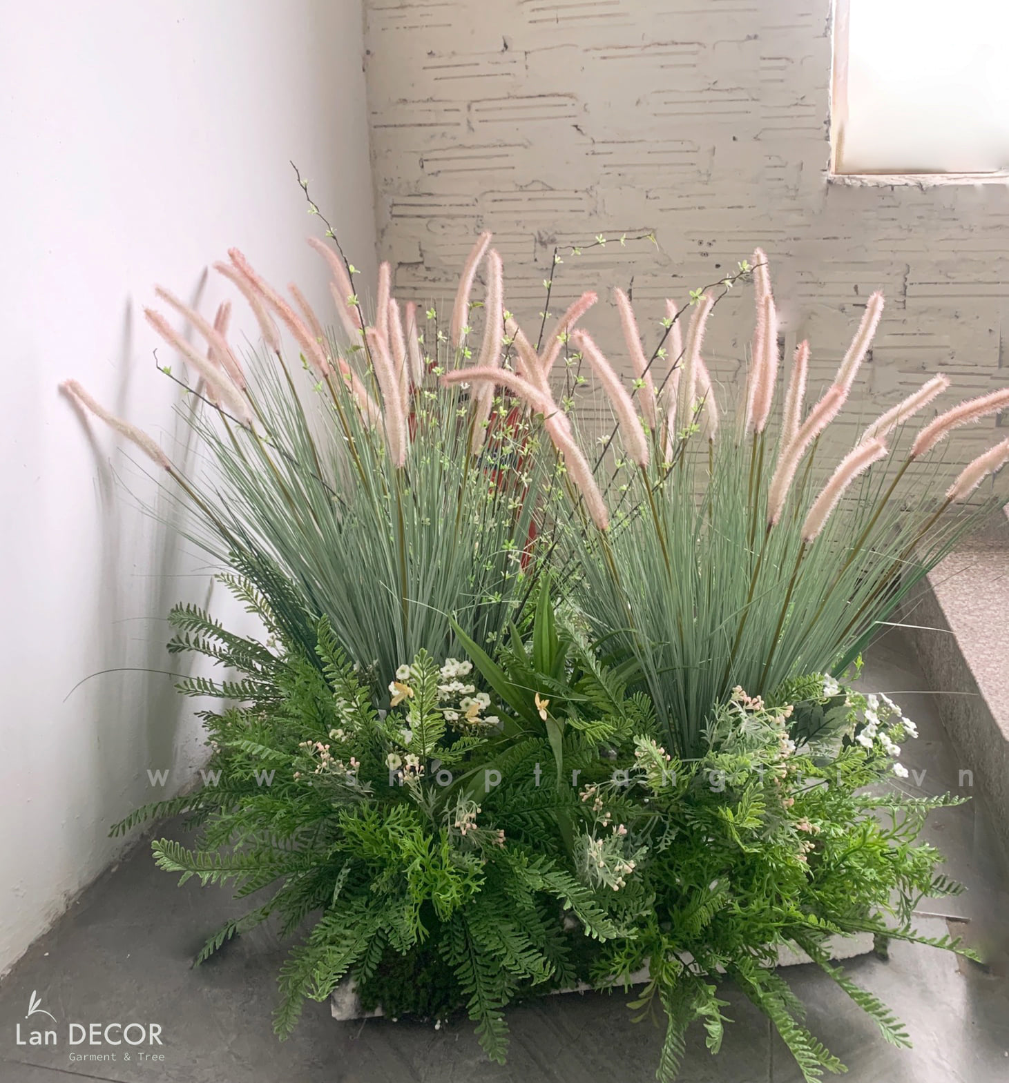 BỒN TIỂU CẢNH CỎ ĐUÔI CHỒN LANDECOR - BC060