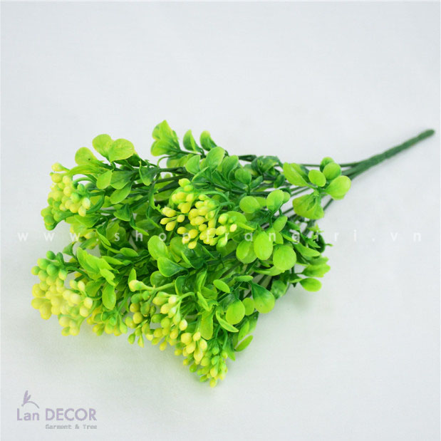 Cành Hoa Lá Giả, Cành Hoa Ngâu Giả Trang Trí (30cm) - HC1127