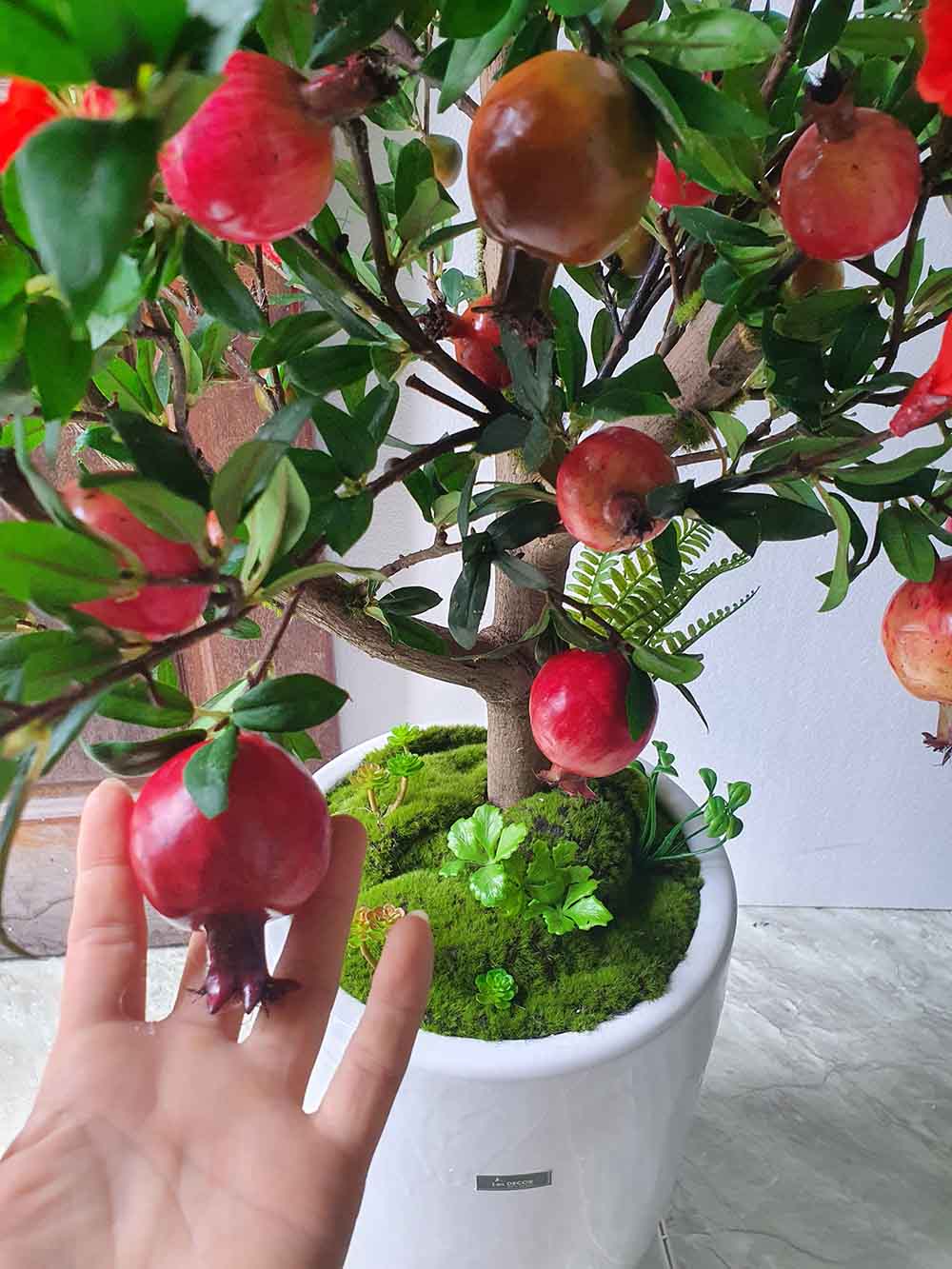 Chậu cây lựu trang trí nội thất hiện đại 165cm - CC455