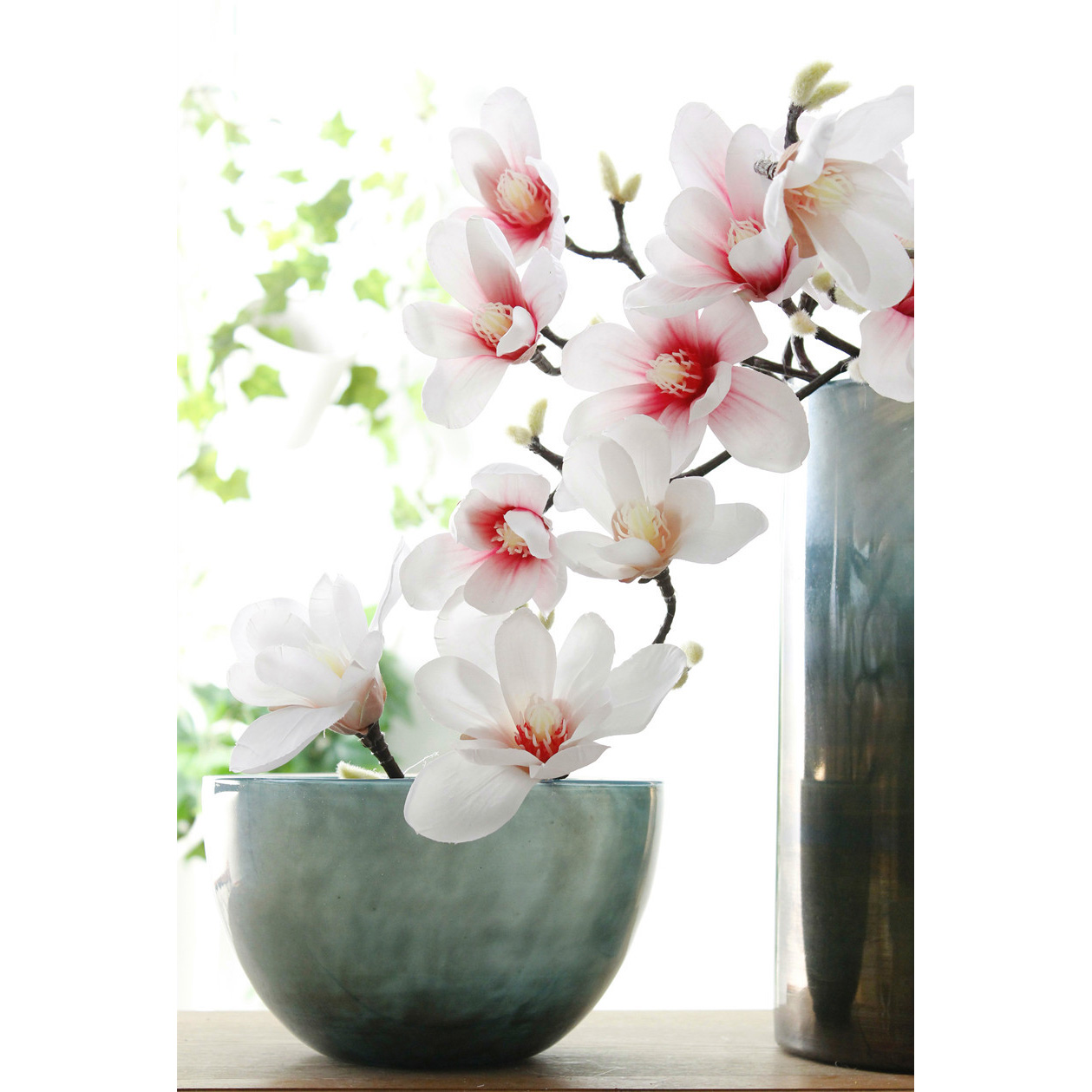 Cành hoa mộc lan (3 bông) - HC819