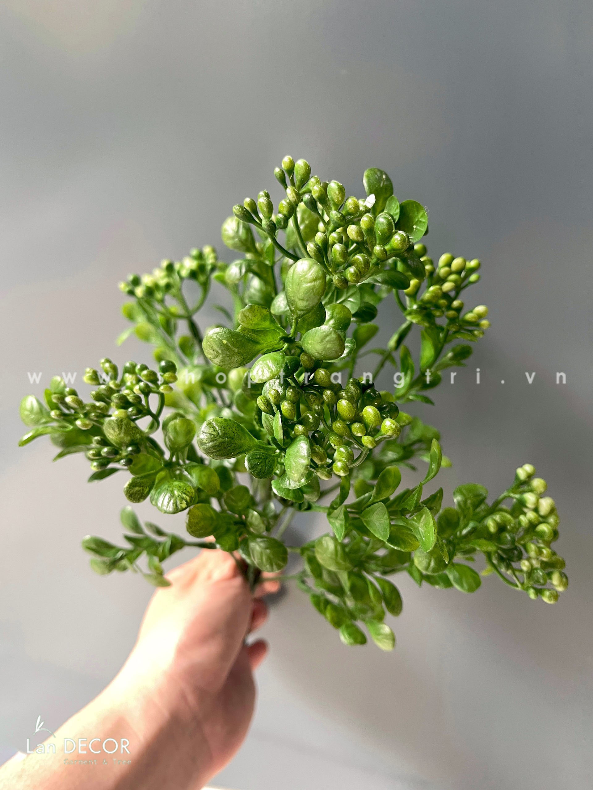 Cành Hoa Lá Giả, Cành Hoa Ngâu Giả Trang Trí (30cm) - HC1127