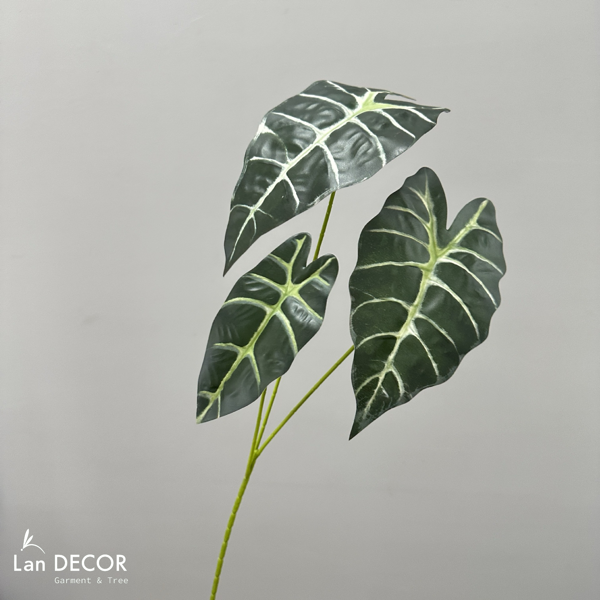 Cành Lá Giả - Cành Bán Hạ Kiểu Dáng Độc Đáo Thiết kế Tiểu Cảnh (70cm)- HC1478
