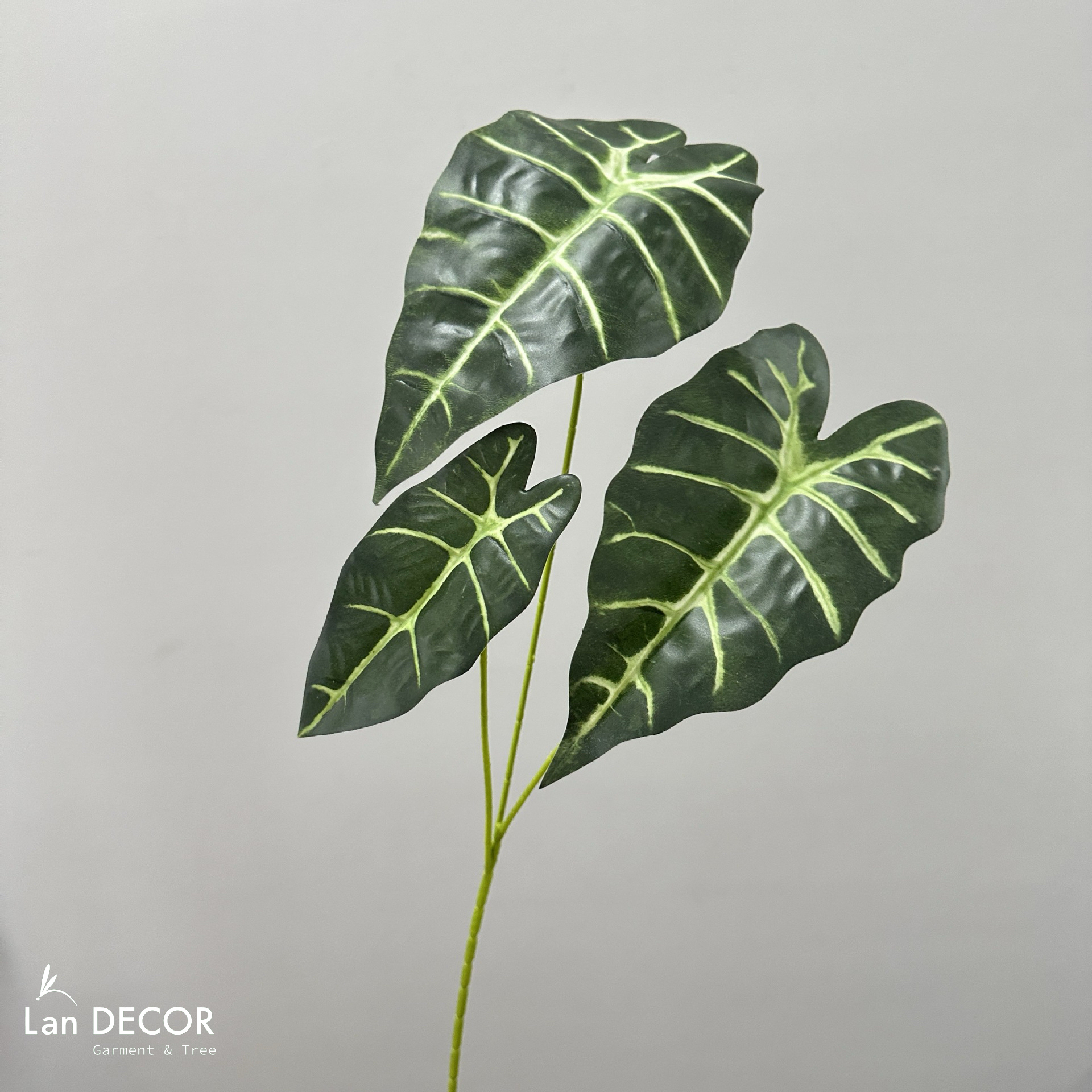 Cành Lá Giả - Cành Bán Hạ Kiểu Dáng Độc Đáo Thiết kế Tiểu Cảnh (70cm)- HC1478