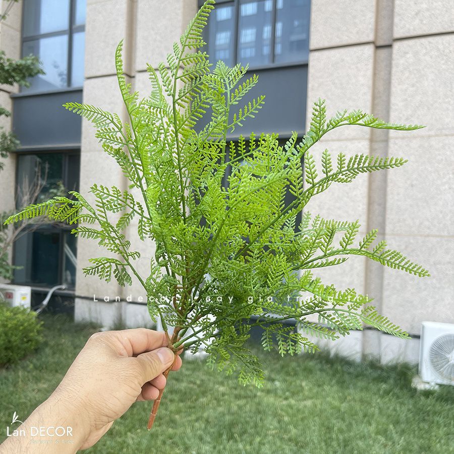 Cành Lá Giả- Cành Dương Xỉ Măng Giả Đẹp Tự Nhiên (54cm)- HC1463