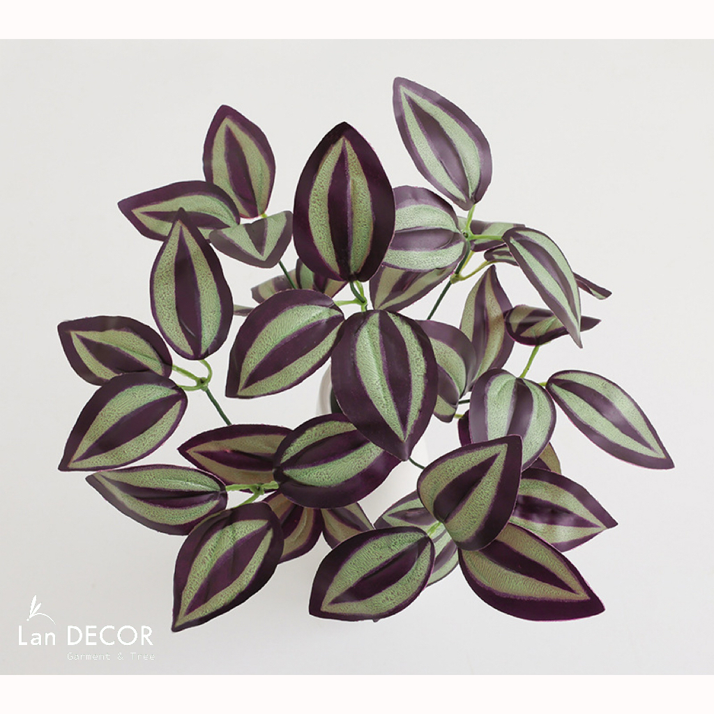 Cành Lá Giả - Cành Mắt Nhung Tím Giả Decor (40cm)- HC1476