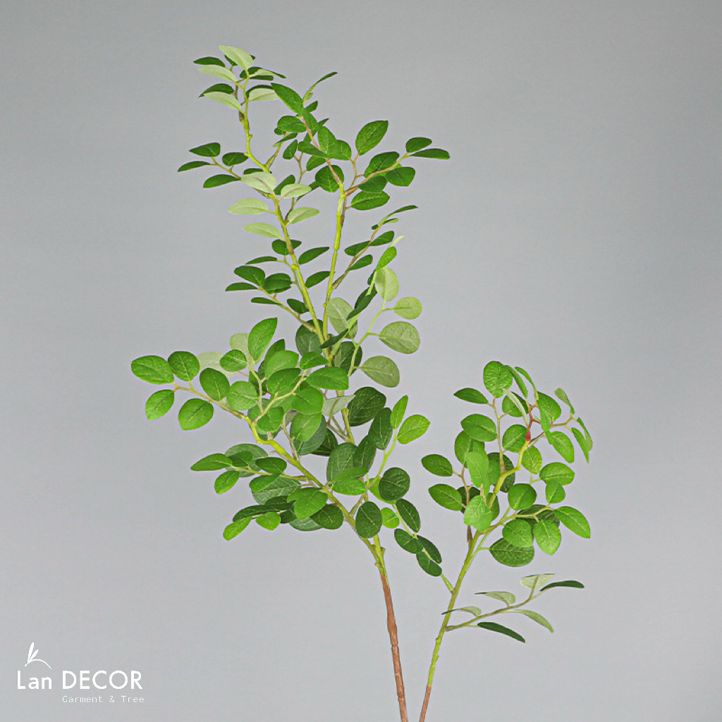 Cành Lá Giả Trang Trí- Cành Lá Táo Giả Decor (70cm)- HC1492