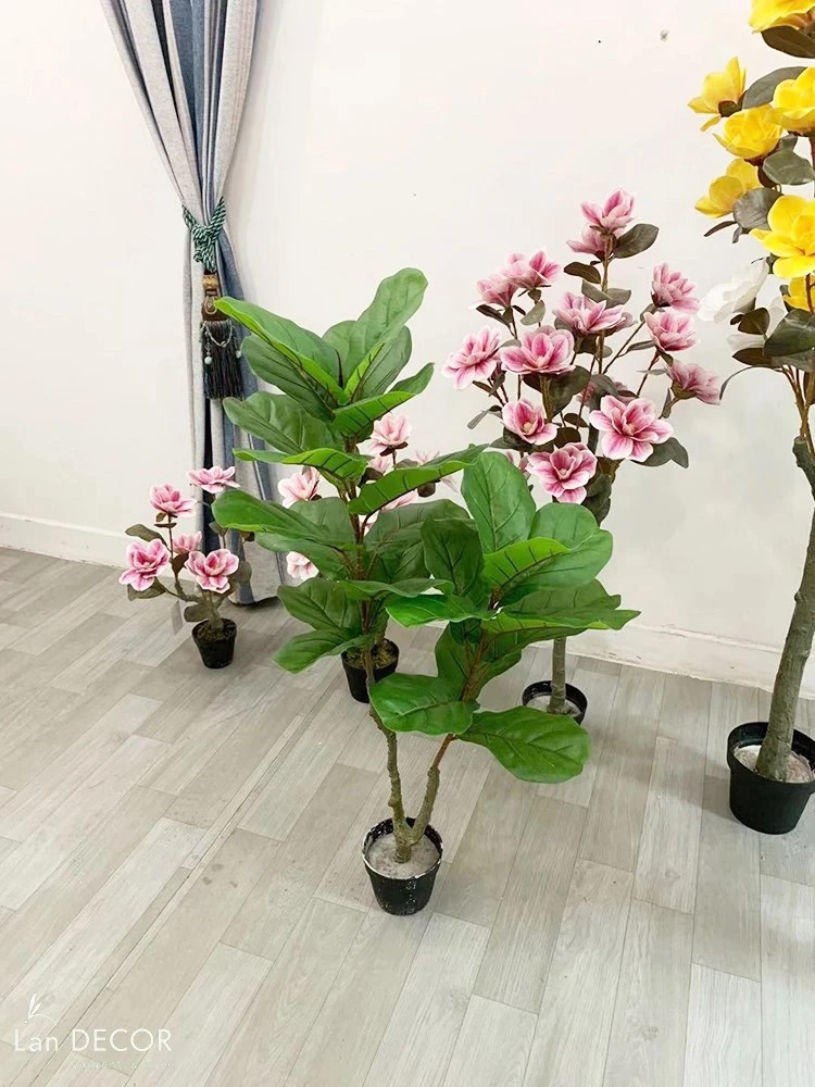 Cây bàng Singapore 2 thân trang trí  ( 120cm) - LC3183