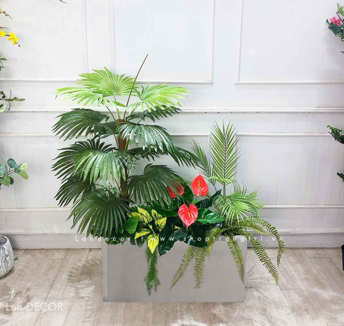 TỔNG HỢP NHỮNG MẪU BỒN CÂY TRANG TRÍ TIỂU CẢNH XANH MÁT