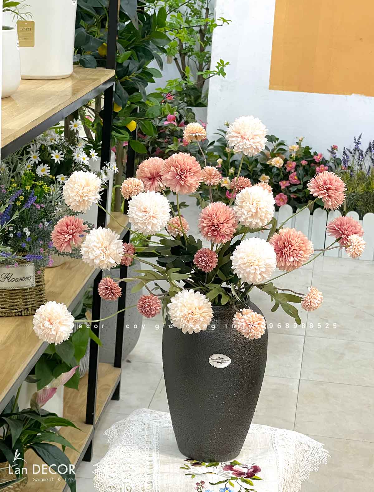 Bình hoa Pingpong trang trí phòng khách- CC921