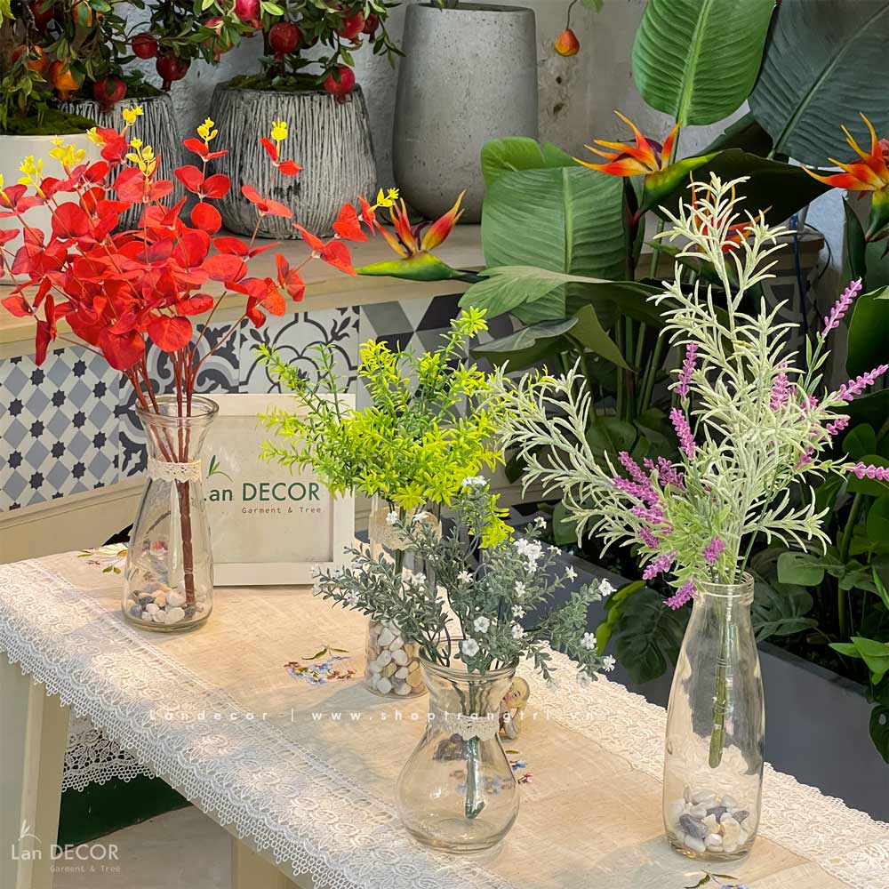 LỌ CÀNH LÁ RONG LAN DECOR- CC740