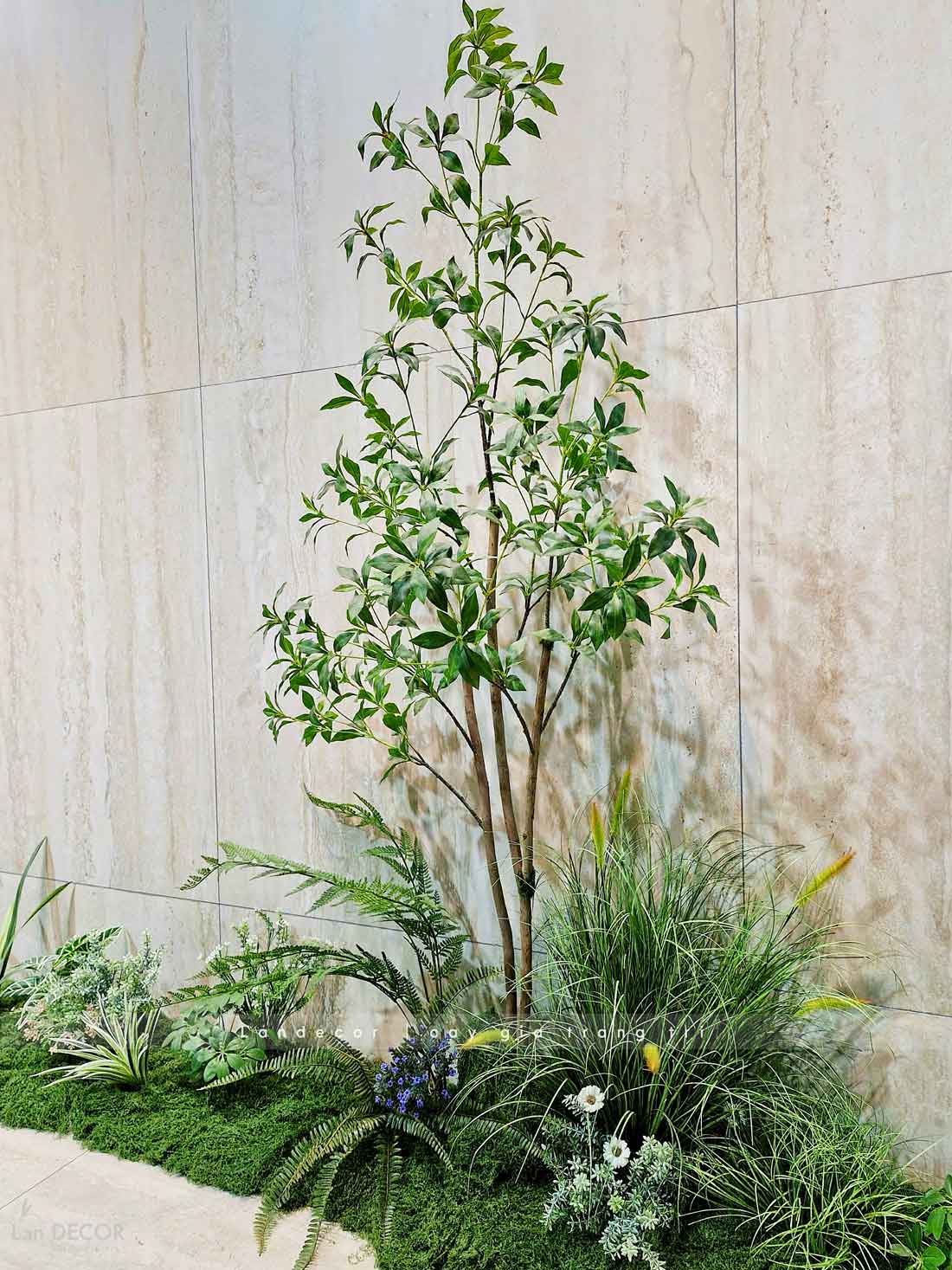 Thi Công Tiểu Cảnh Triển Lãm, Decor Concept Lau Khô Độc Đáo
