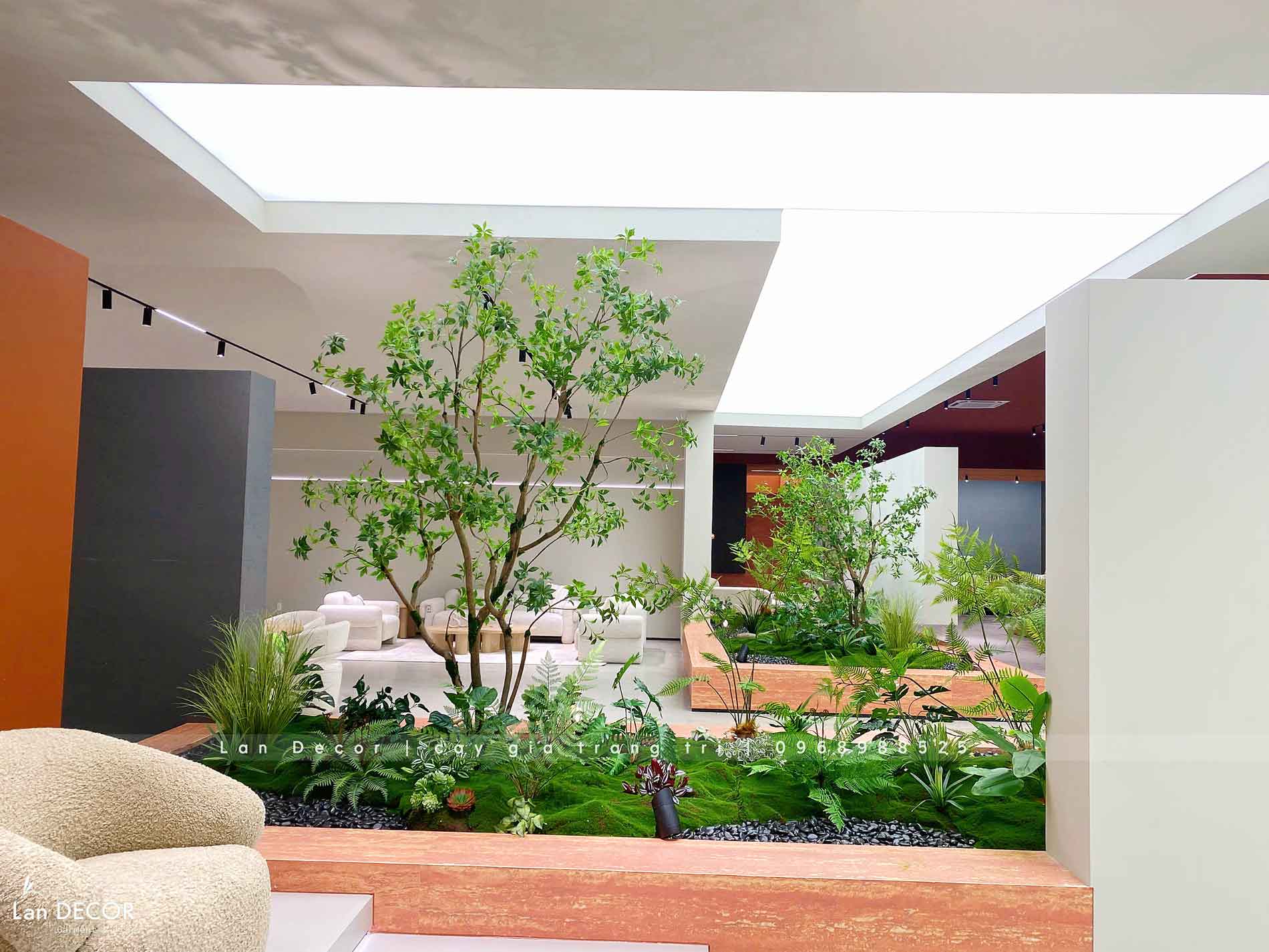 Thiết Kế Tiểu Cảnh Không Gian Xanh, Decor Lau Giả Tạo Điểm Nhấn Ấn Tượng, Hiện Đại