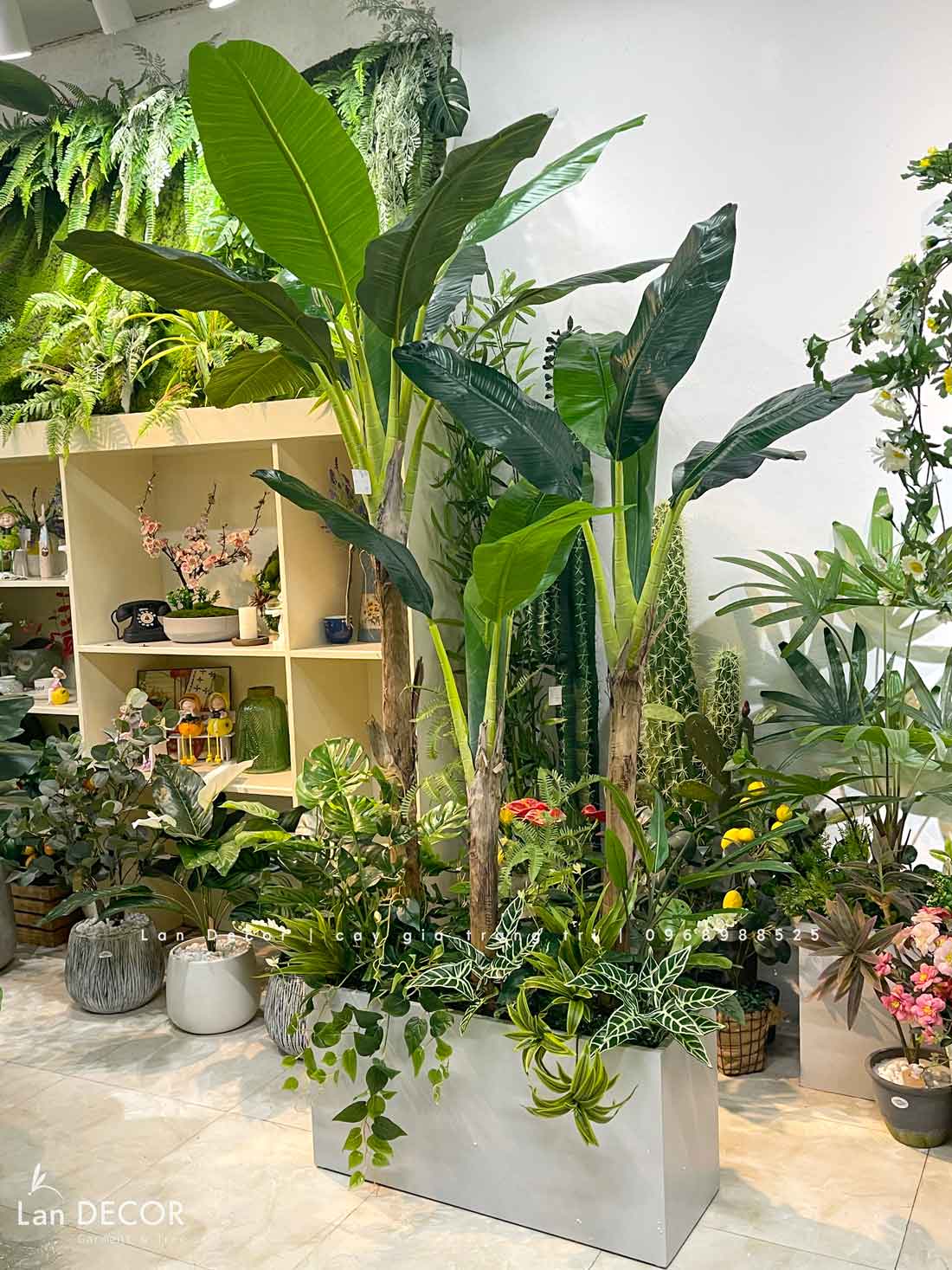 Bồn Cây Chuối Tiểu Cảnh (80x30x250cm)- CC1033-1