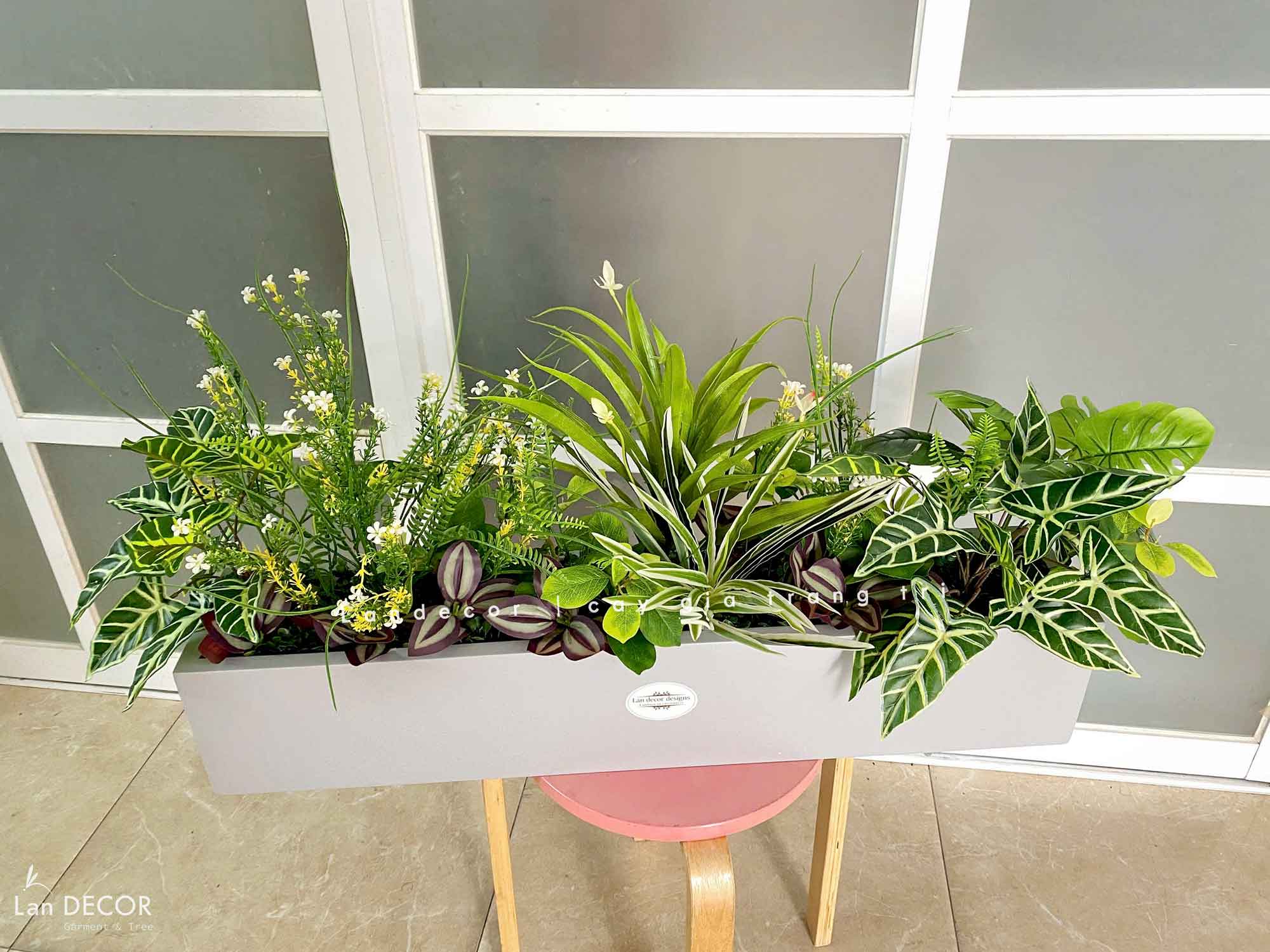 Bồn Cây Giả- Bồn Cây Tiểu Cảnh Thiết Kế Không Gian Xanh