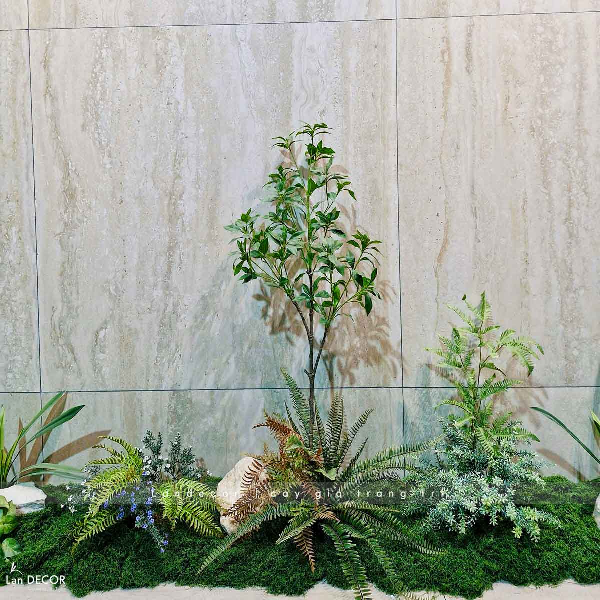 Thi Công Tiểu Cảnh Triển Lãm, Decor Concept Lau Khô Độc Đáo