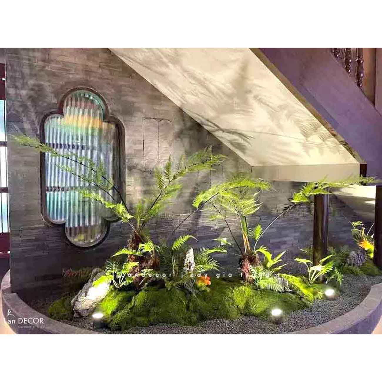 Dương Xỉ Giả- Dương Xỉ Culi Thiết Kế Lan Decor, trang trí tiểu cảnh rêu độc đáo (125cm)- CC1115