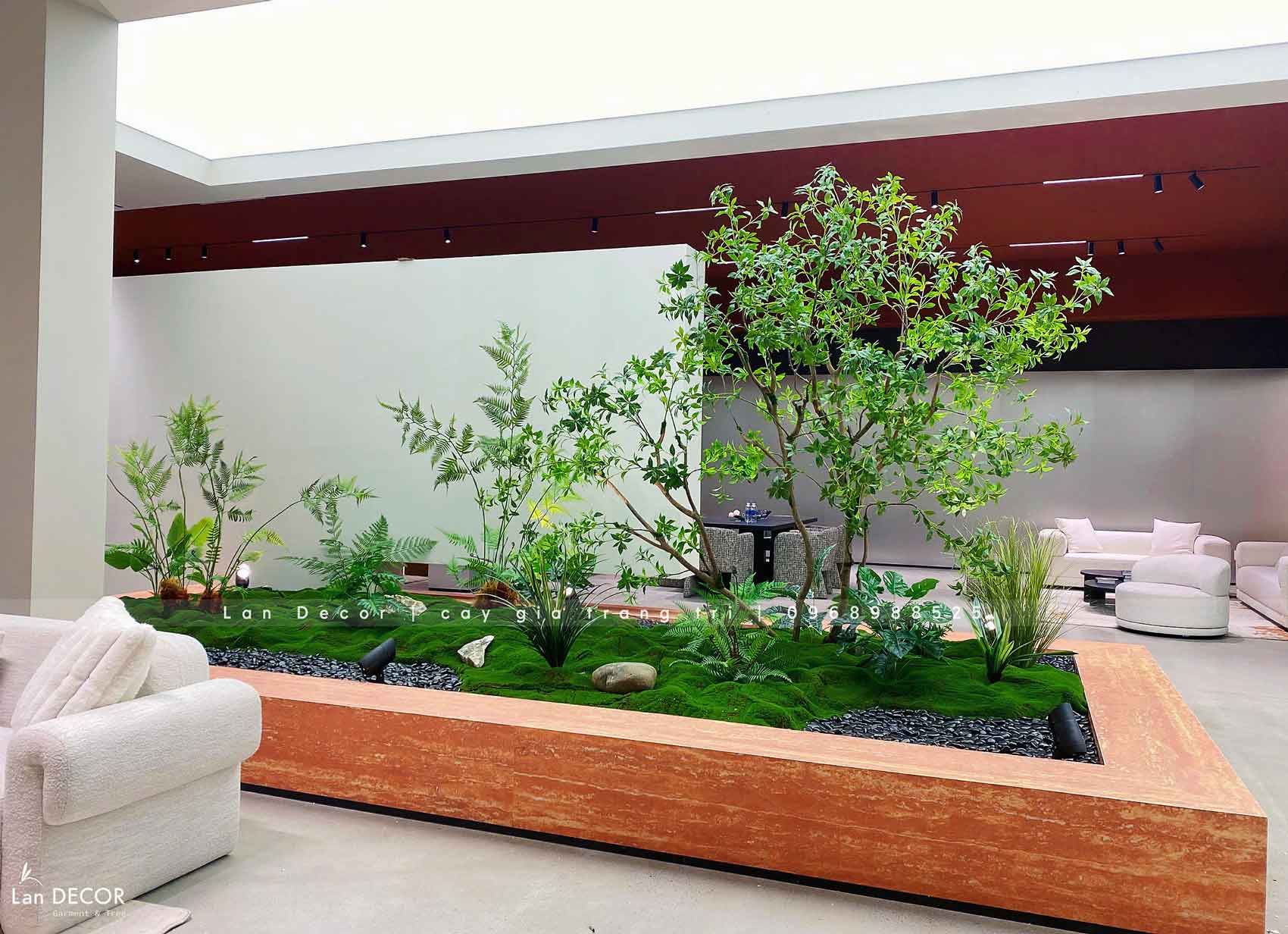 Thiết Kế Tiểu Cảnh Không Gian Xanh, Decor Lau Giả Tạo Điểm Nhấn Ấn Tượng, Hiện Đại