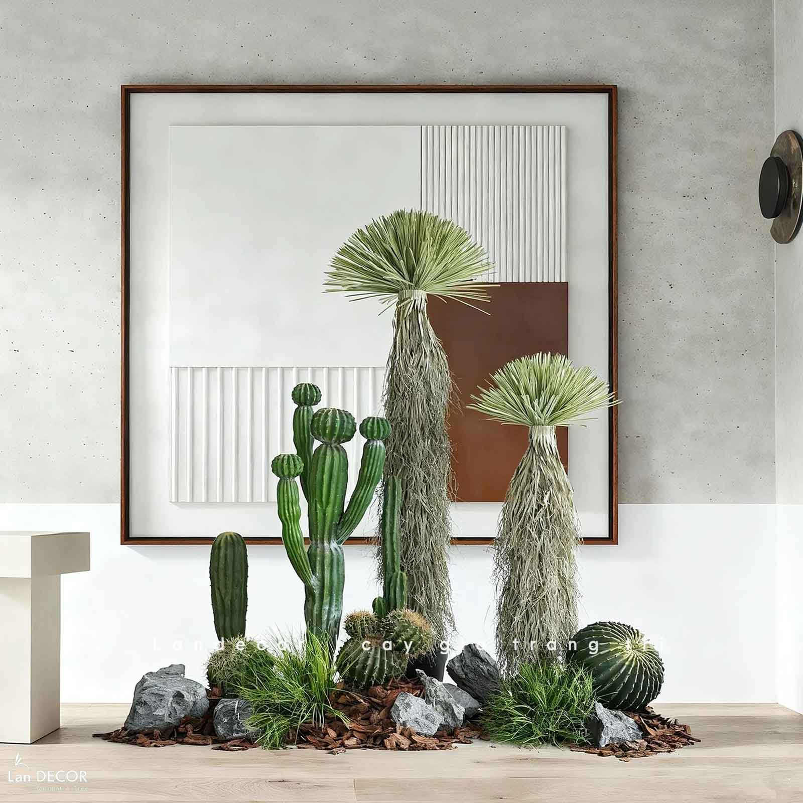 Cây Giả Decor - Cây Yucca Giả Decor Phong Cách Nhiệt Đới (180cm)- LC3854