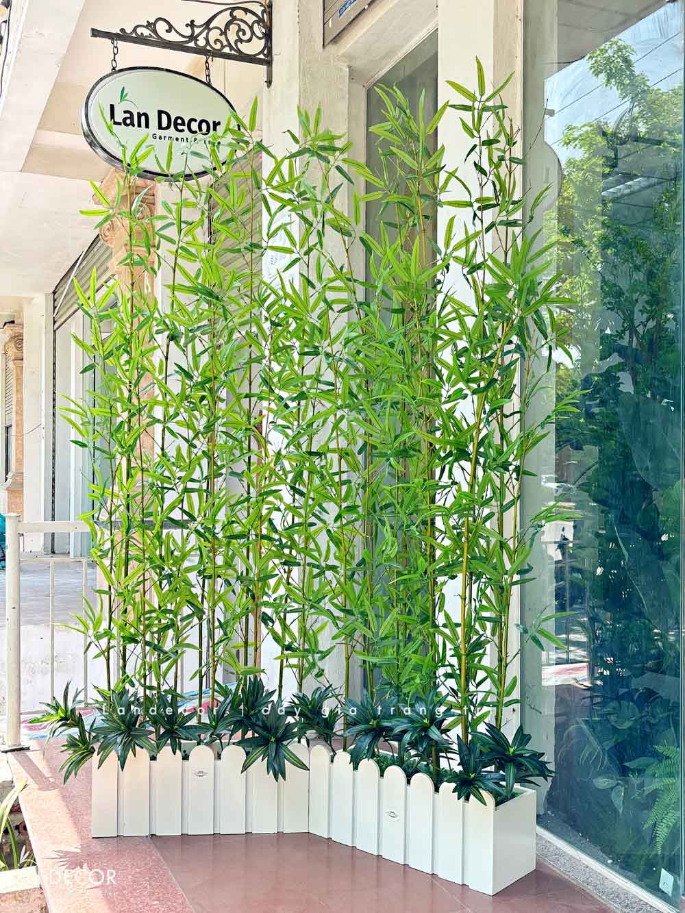 Tre Trúc Giả- Bồn Trúc Quân Tử Giả Thiết Kế Tiểu Cảnh (60X20X200cm)- BC146