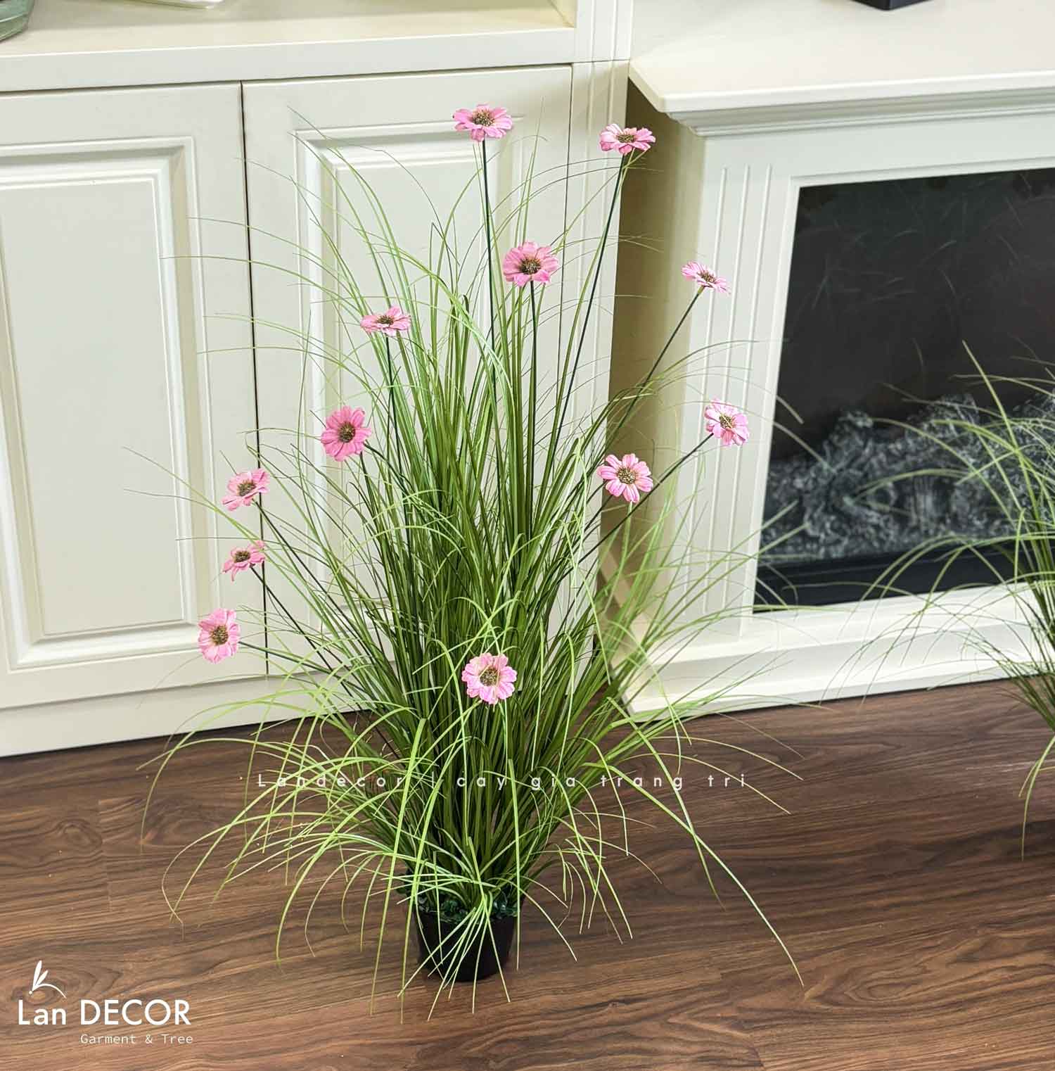 Hoa Giả Decor- Bụi Hoa Cúc Giả Trang Trí Bồn Tiểu Cảnh (cao 100cm, tán 55cm)- CC1098