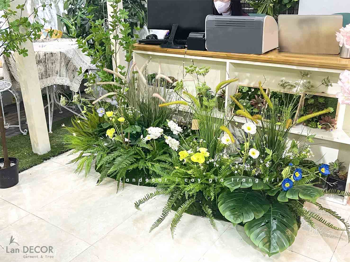 TIỂU CẢNH TRANG TRÍ- BỒN RÊU LAU THIẾT KẾ ĐỘC ĐÁO- RC017