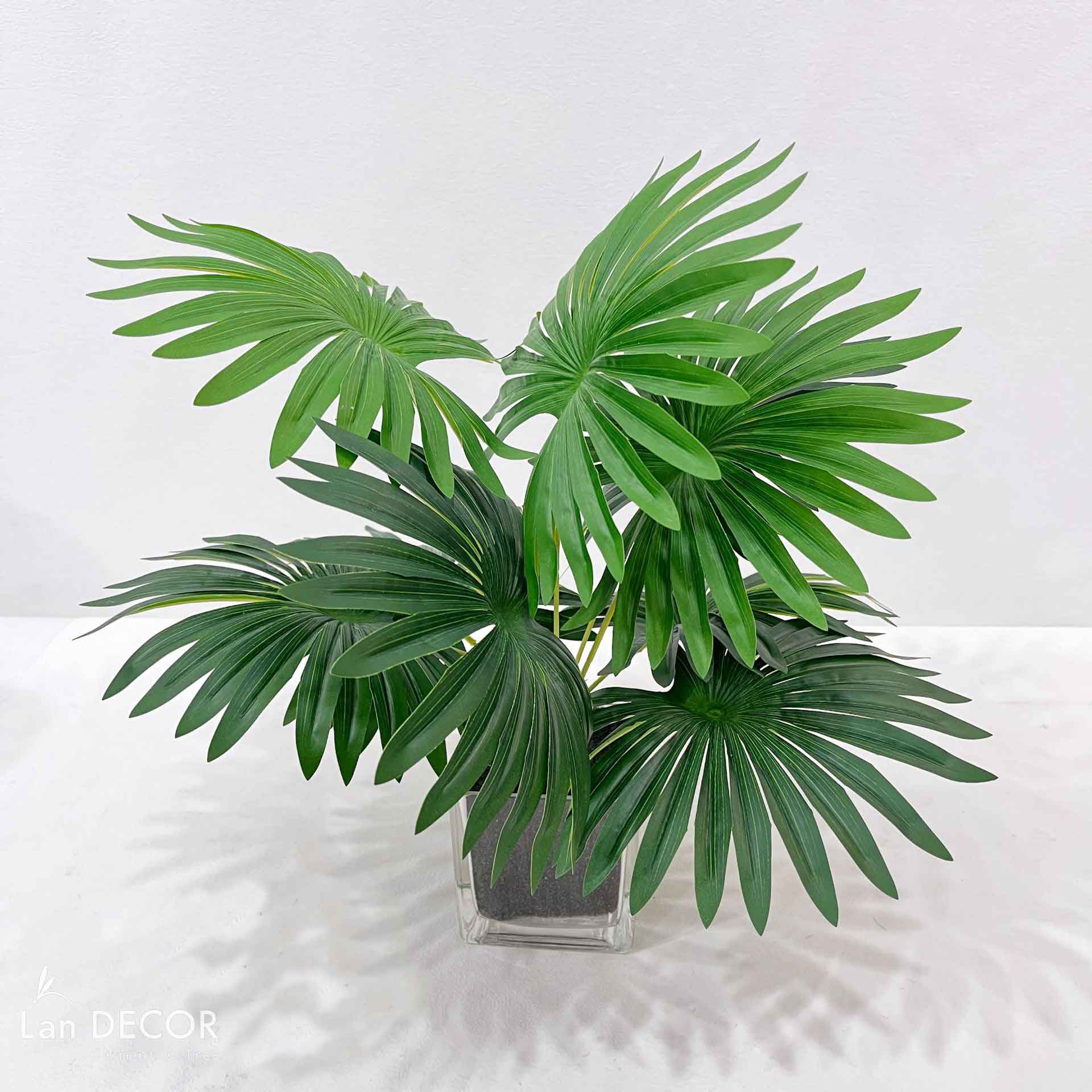 Cành Lá Giả Trang Trí, Cành Cọ Giả Trang trí Tự Nhiên (40cm) - HC414