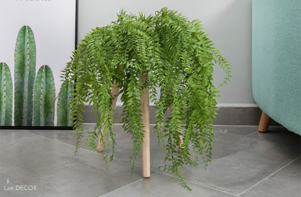 Cành Lá Giả Trang Trí, Cành Dương Xỉ Rủ Trang Trí Không Gian Xanh - HC1003