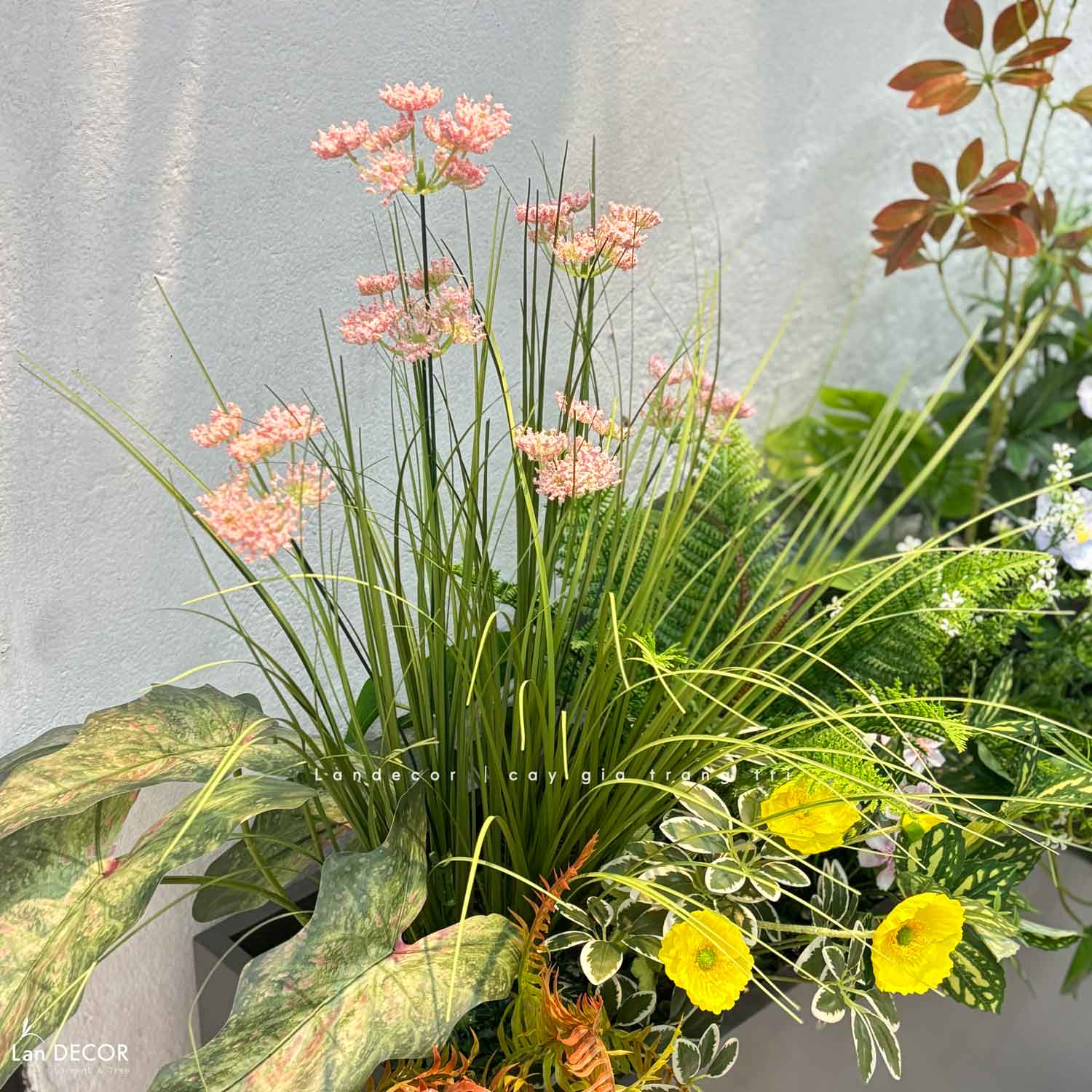 Hoa Hồi Hương Giả- Cành Hoa Hồi Hương Giả Trang Trí Chậu Cây, Bồn Tiểu Cảnh Đẹp Tự Nhiên- CC1085