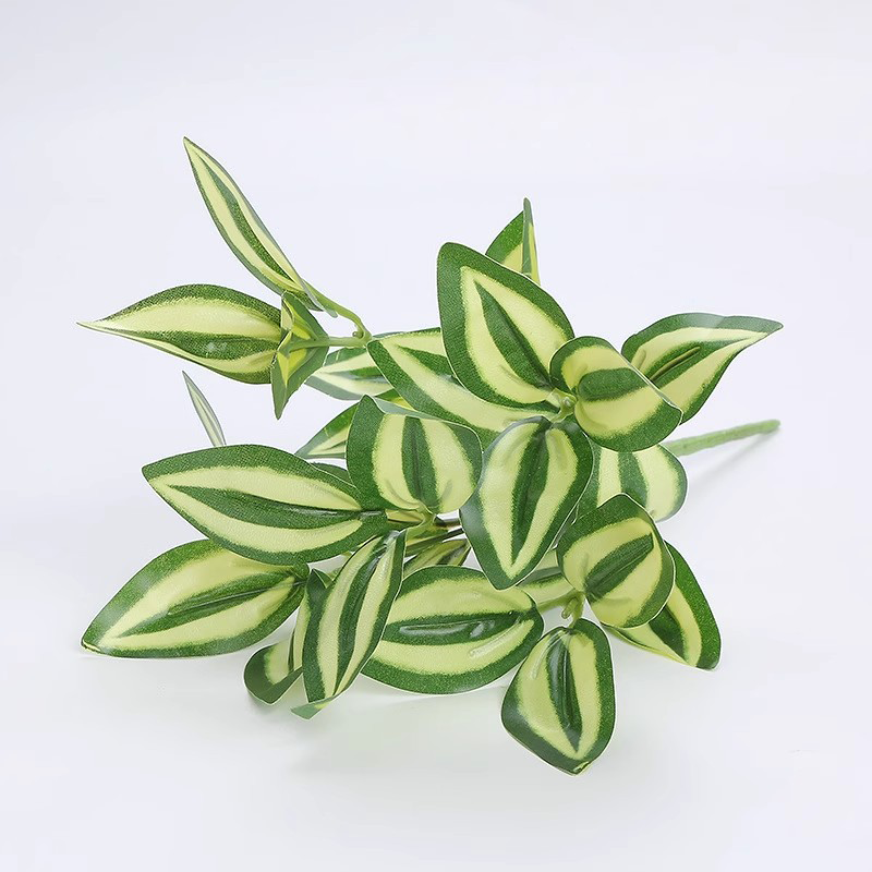 Cành lá mắt nhung giả trang trí (30cm) - HC1114