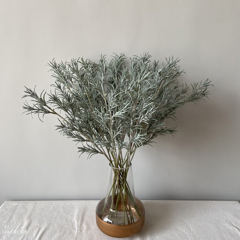 Cành Lá Giả - Cành Lá Mốc Giả Decor Tự Nhiên (60cm)- HC1323