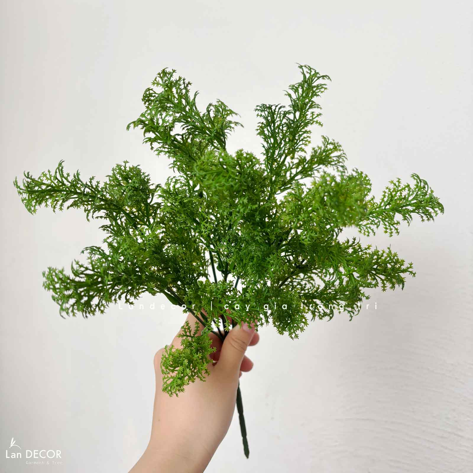 Cành rong biển la hán vàng trang trí (35cm) - HC1152
