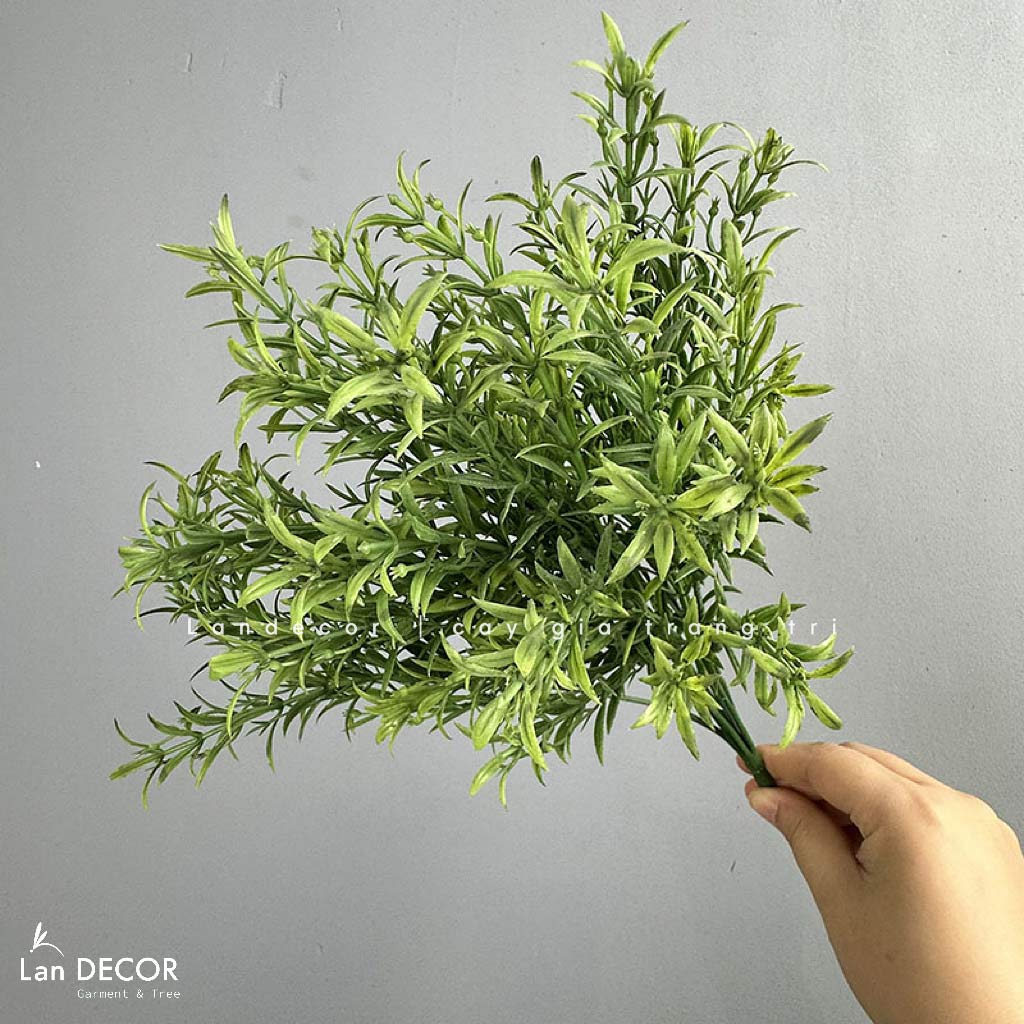 Cành Lá Giả- Cành Thủy Sinh Giả Tạo Cảnh Quan Sinh Động (5 nhánh, 30cm)- HC1386