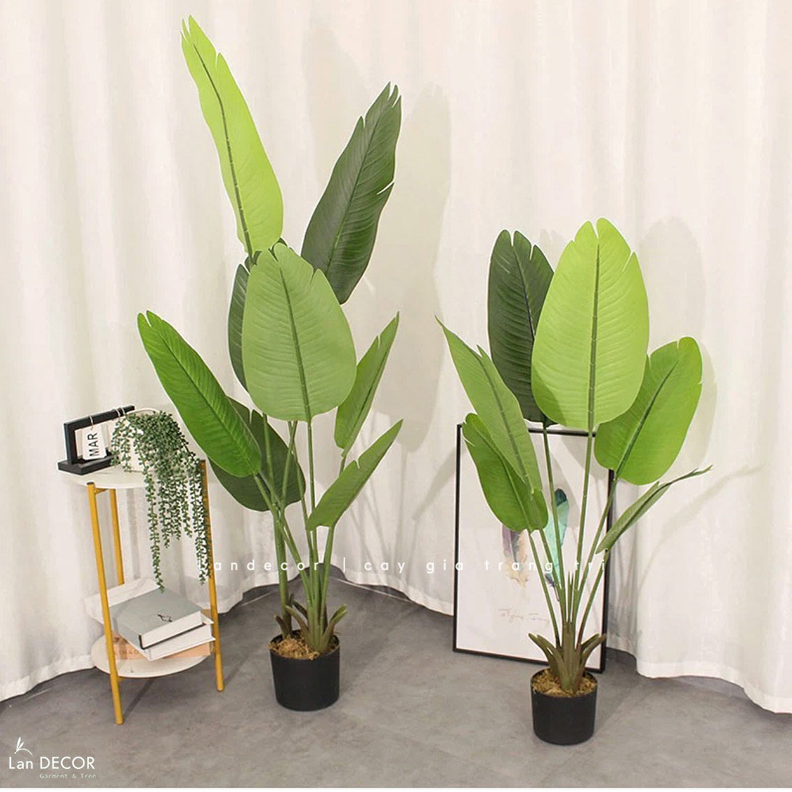 Cây Giả- Cây Chuối Giả Trang Trí Nhà Cửa Xanh Mát (160cm)- LC3522