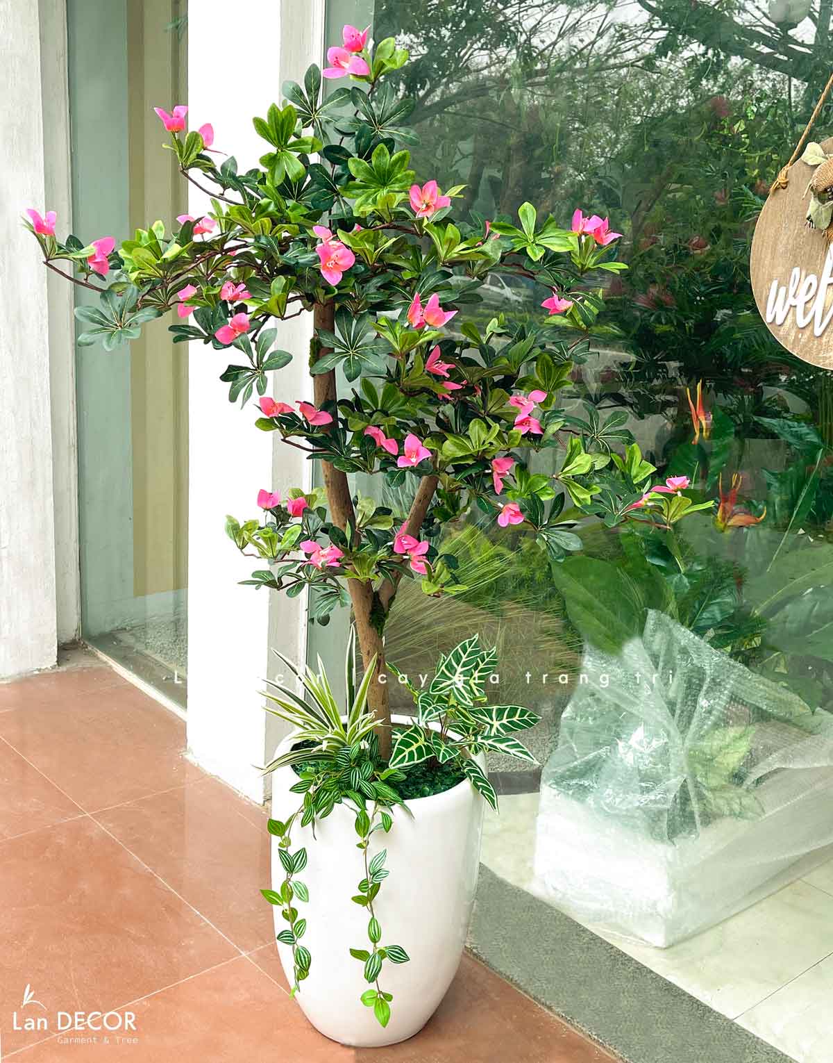 Cây Đỗ Quyên Thiết Kế Lan Decor (130cm)- CC959