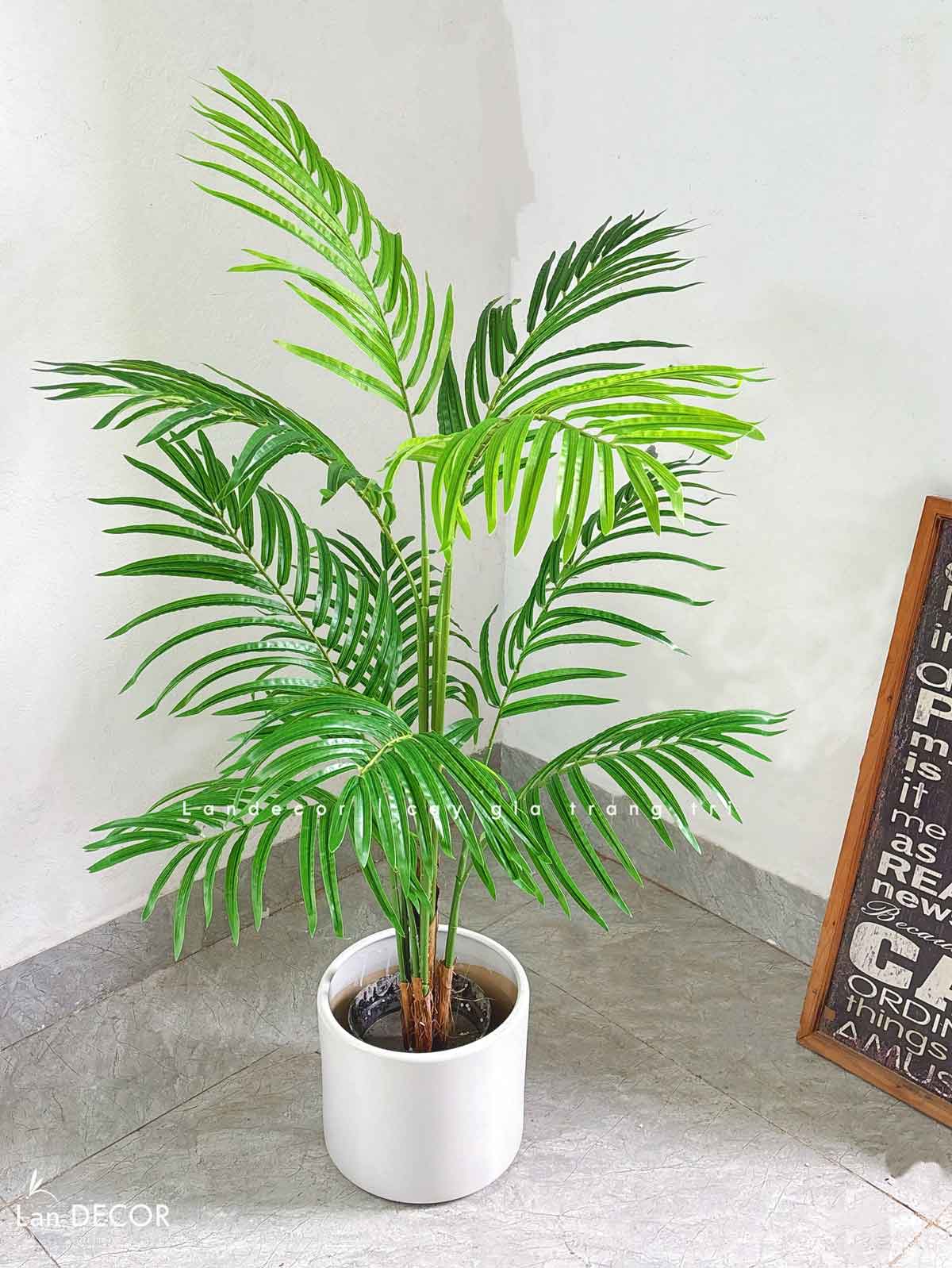 Cây Dừa Giả Decor Xanh Mát, Đẹp Tự Nhiên (120cm)- LC3041