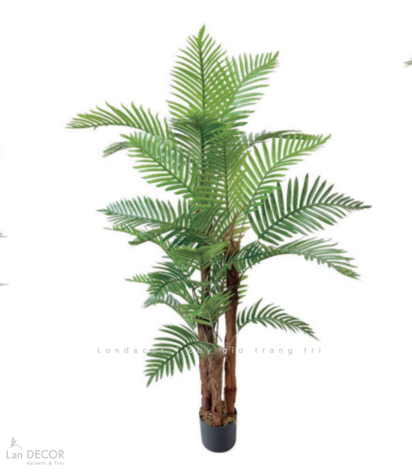 Dừa Cảnh Giả - Cây Dừa Cảnh Giả Decor Cửa Hiệu (150cm)- LC3678