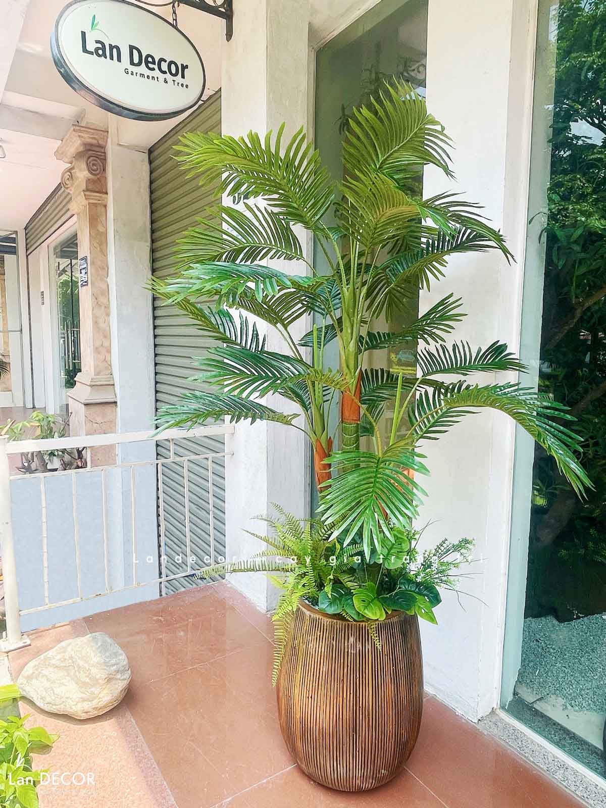 Chậu Xi Măng Trồng Cây Cảnh Thiết Kế Nội Ngoại Thất (35x54cm)- CXM047
