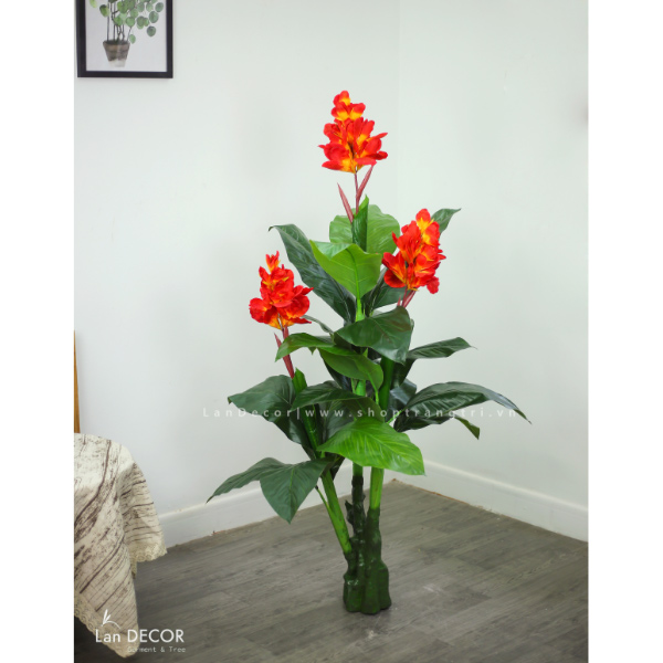 Cây tài lộc hoa trang trí nội thất đẹp 150cm - LC2083