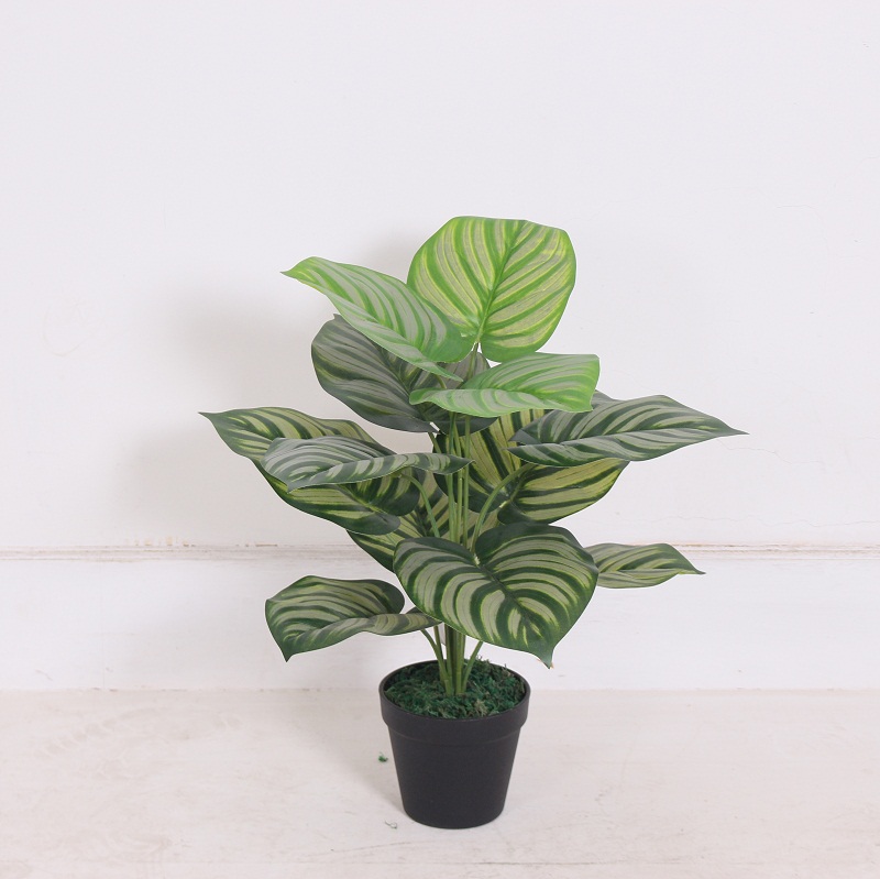 Cây lá táo để bàn trang trí không gian hiện đại Lan Decor (45cm) - LC2026-6