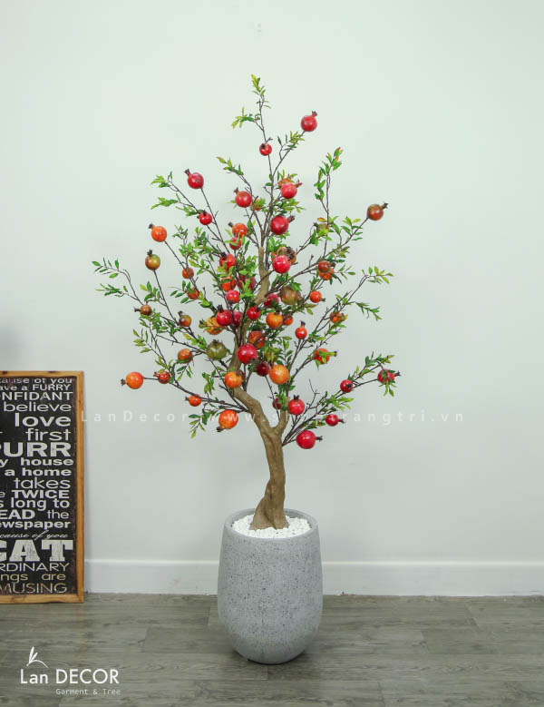 CÂY LỰU TRANG TRÍ NỘI THẤT HIỆN ĐẠI LAN DECOR (170CM) - CC154