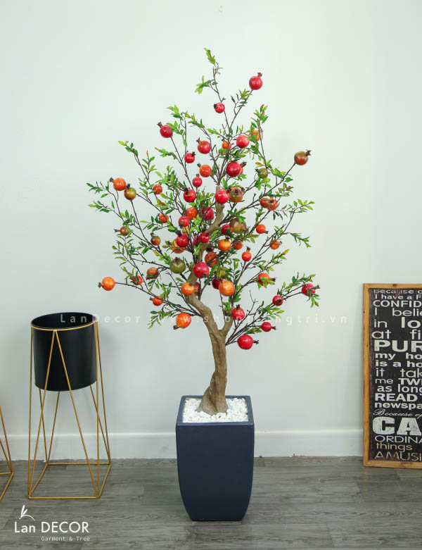 CÂY LỰU TRANG TRÍ NỘI THẤT HIỆN ĐẠI LAN DECOR (170CM) - CC154