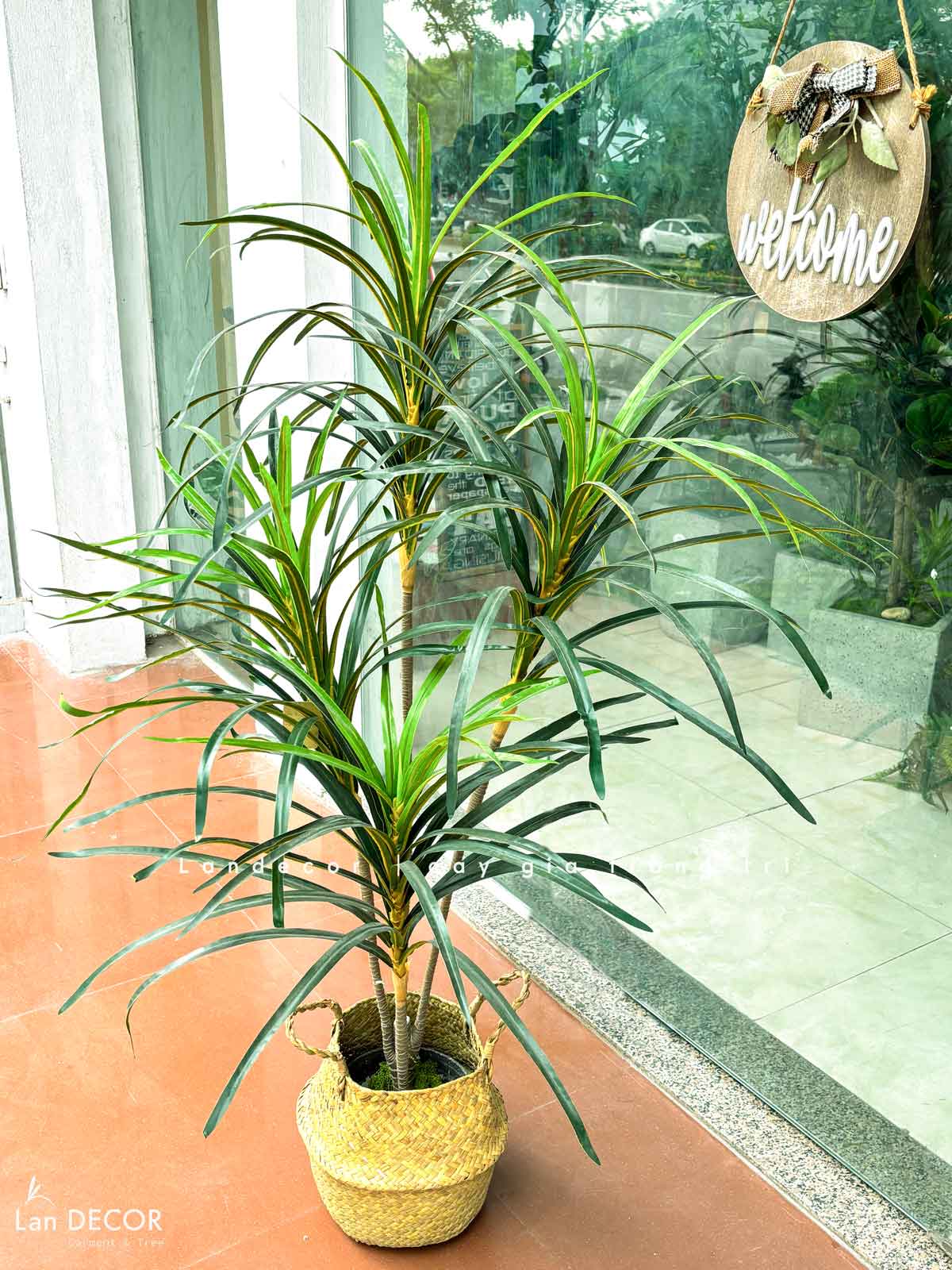 Cây Giả Trang Trí- Cây Phất Dụ, Cây Phú Quý Decor Nội Thất (125cm) - LC2902-3