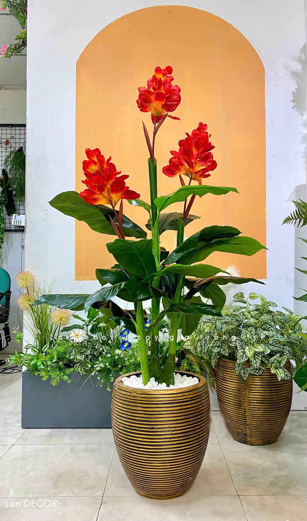 Cây tài lộc hoa trang trí nội thất đẹp 150cm - LC2083